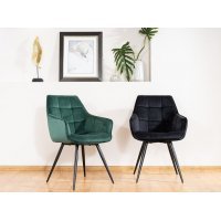 Scaun Tapitat LILIA VELVET Genarom SN Gri / Bluvel 14